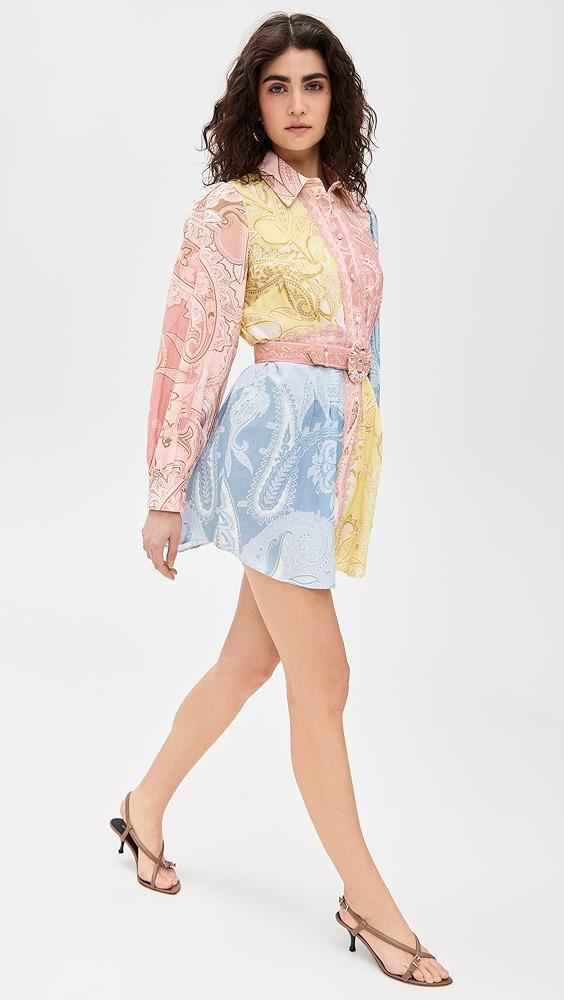 Hemant and Nandita Short Dress with Buckle Belt | Shopbop Product Image