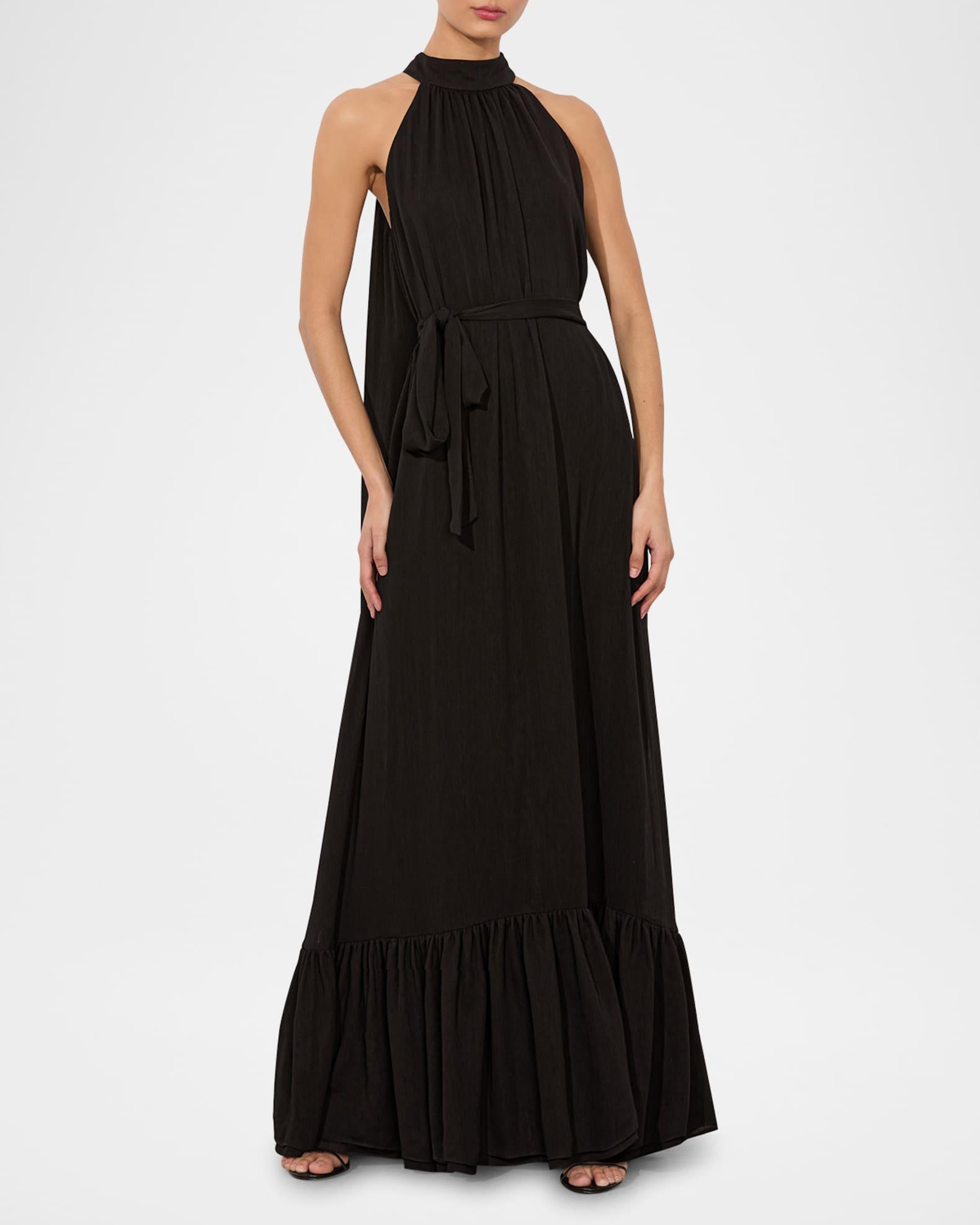 Jovie Gathered Ruffle Maxi Dress Product Image
