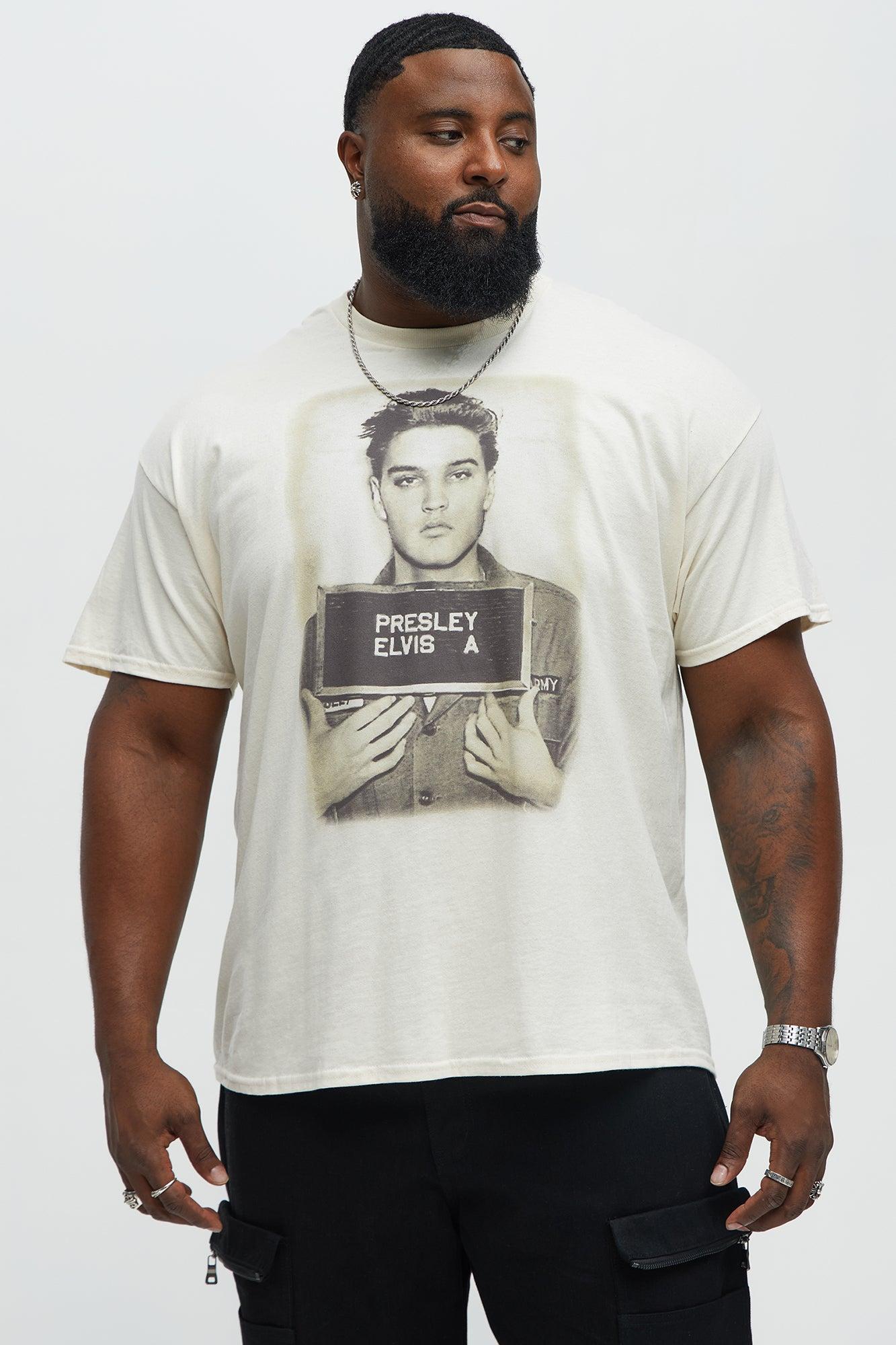 Elvis Presley Mugshot Short Sleeve Tee - Natural Product Image