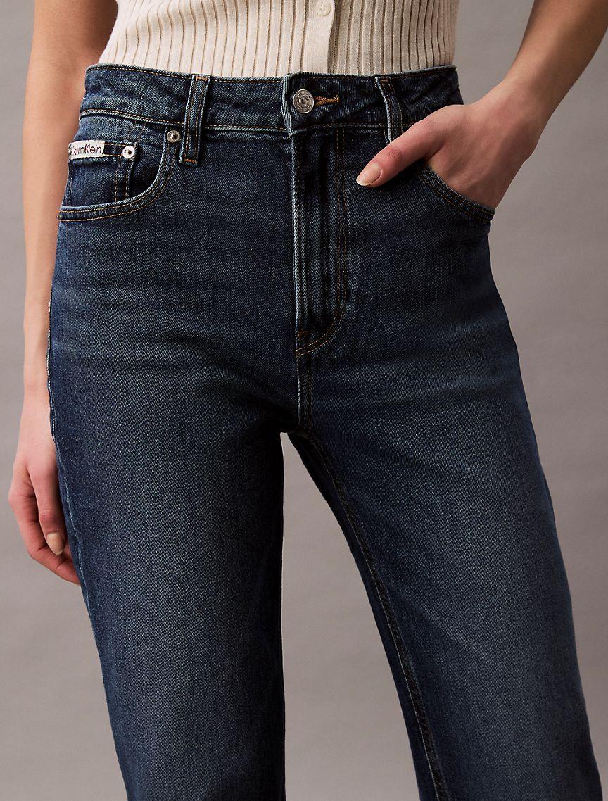 High Rise Straight Jeans Product Image