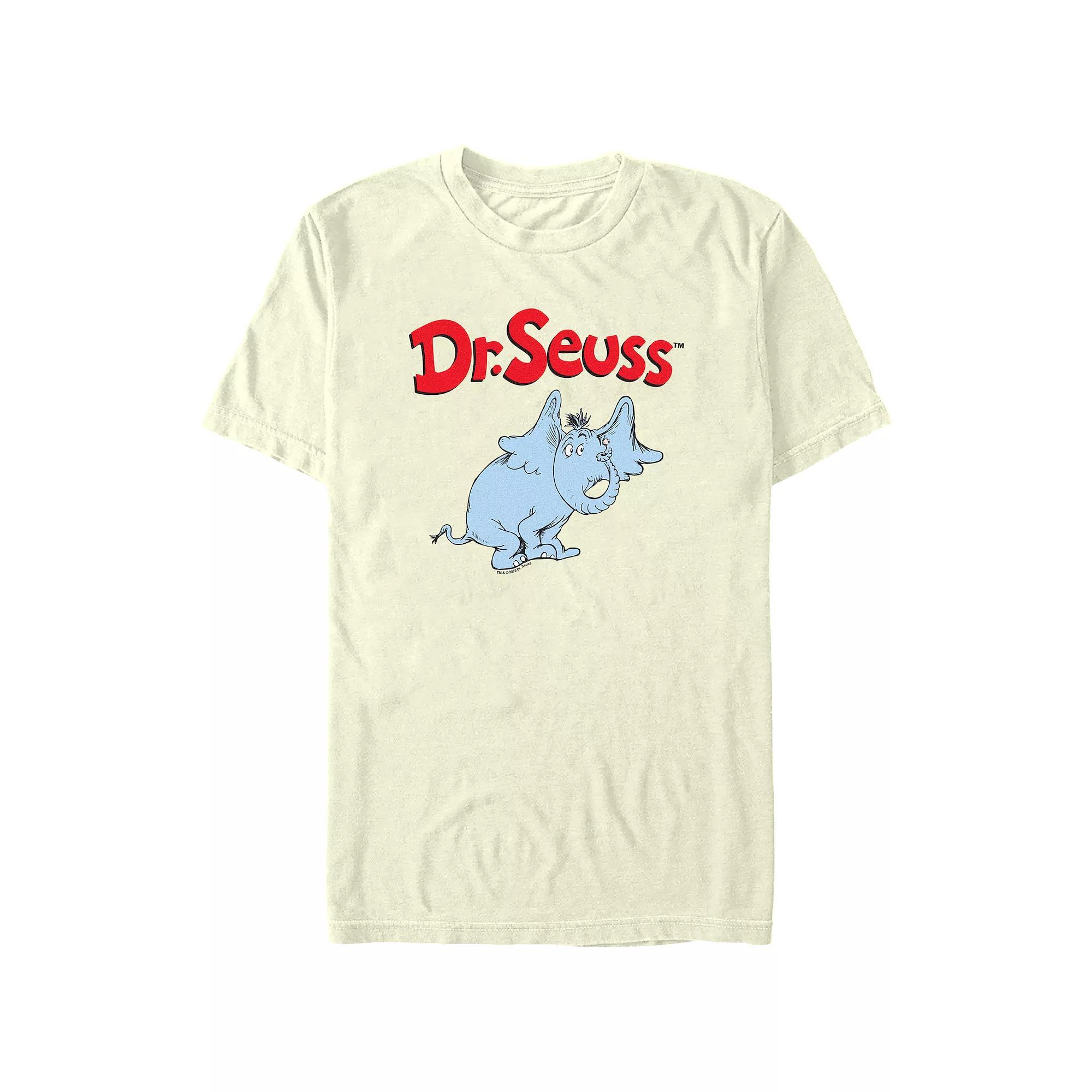 Men's Dr. Seuss Horton Graphic Tee, Size: Medium, Natural Product Image