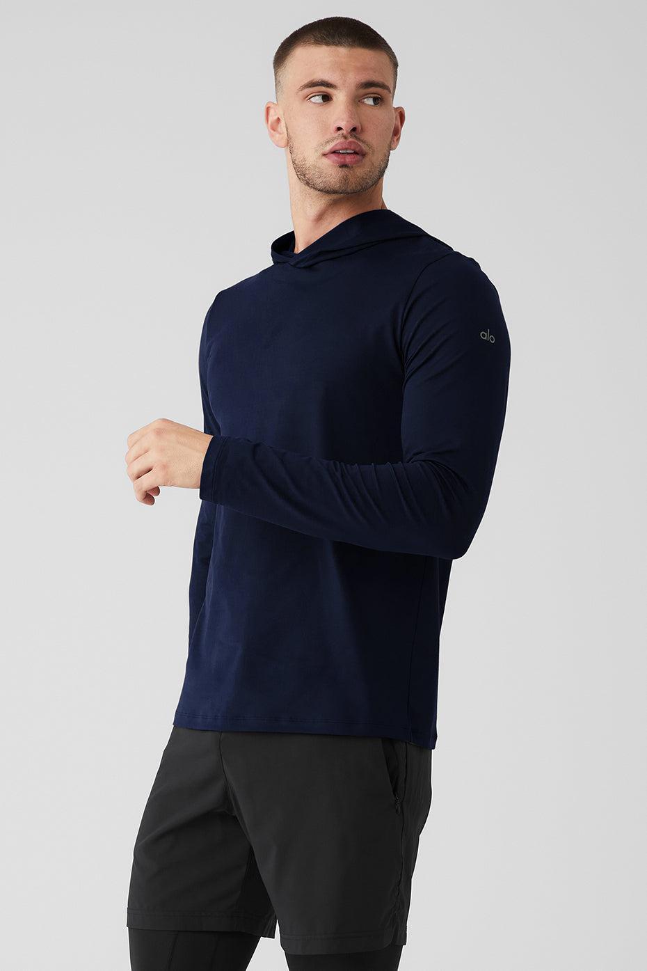 Conquer Reform Long Sleeve With Hood - Navy Product Image