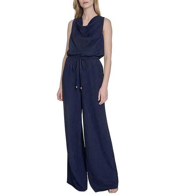 Vince Camuto Cowl Neck Sleeveless Jumpsuit Product Image