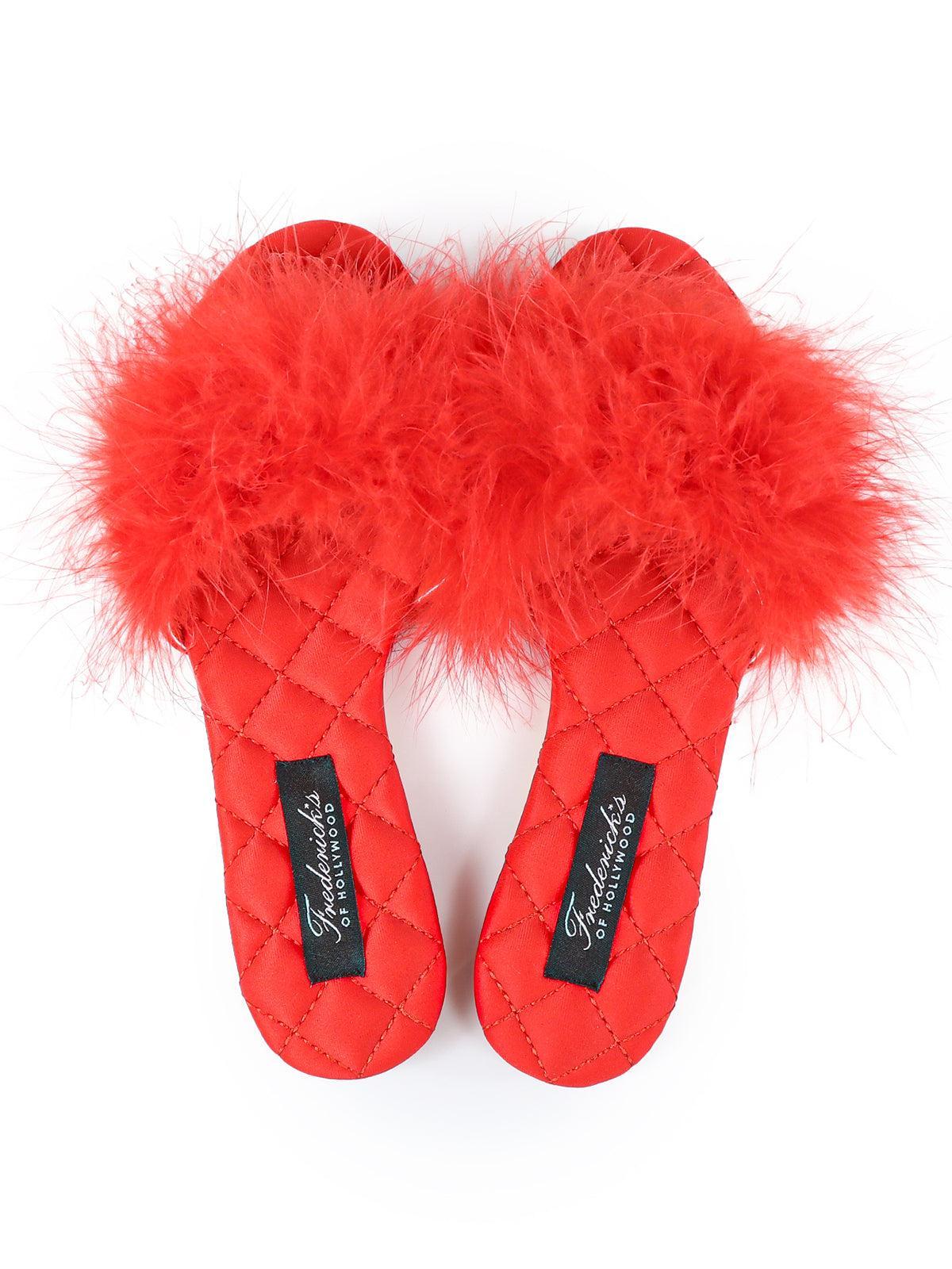 Maxim Feather Flat Sandal by Frederick's of Hollywood Product Image