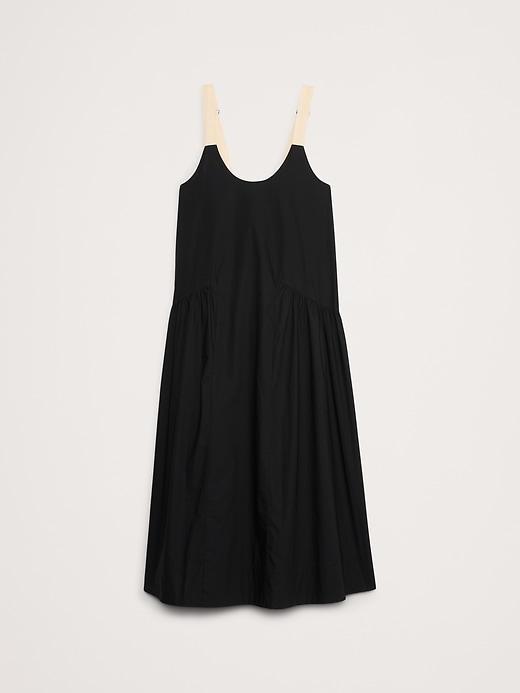 Cotton Poplin Swing Maxi Dress Product Image