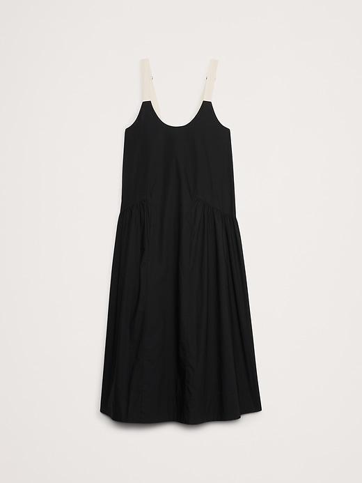 Cotton Poplin Swing Maxi Dress Product Image