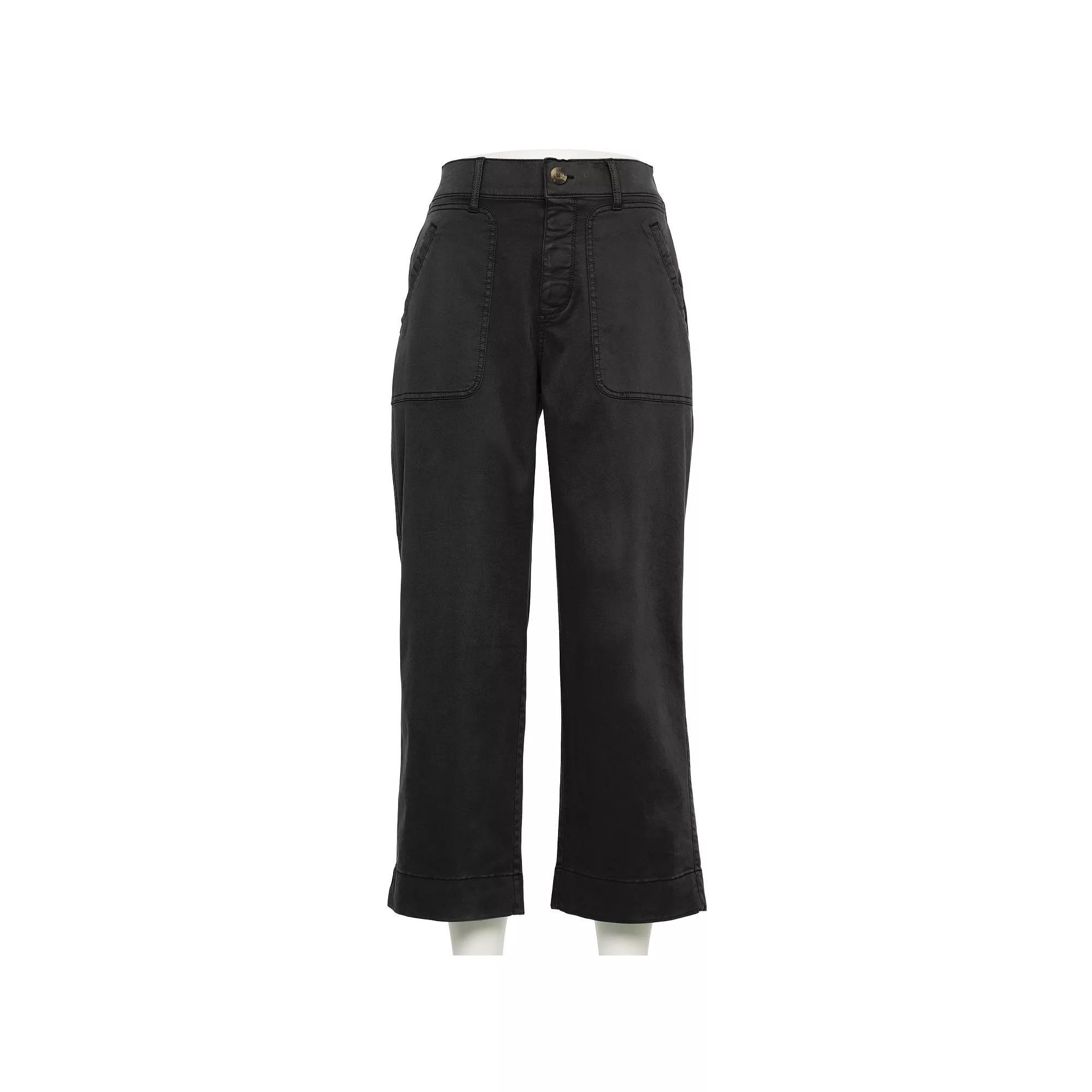 Women's Sonoma Goods For Life® Adaptive Patch Pocket Pants, Size: XL, Green Flare Product Image