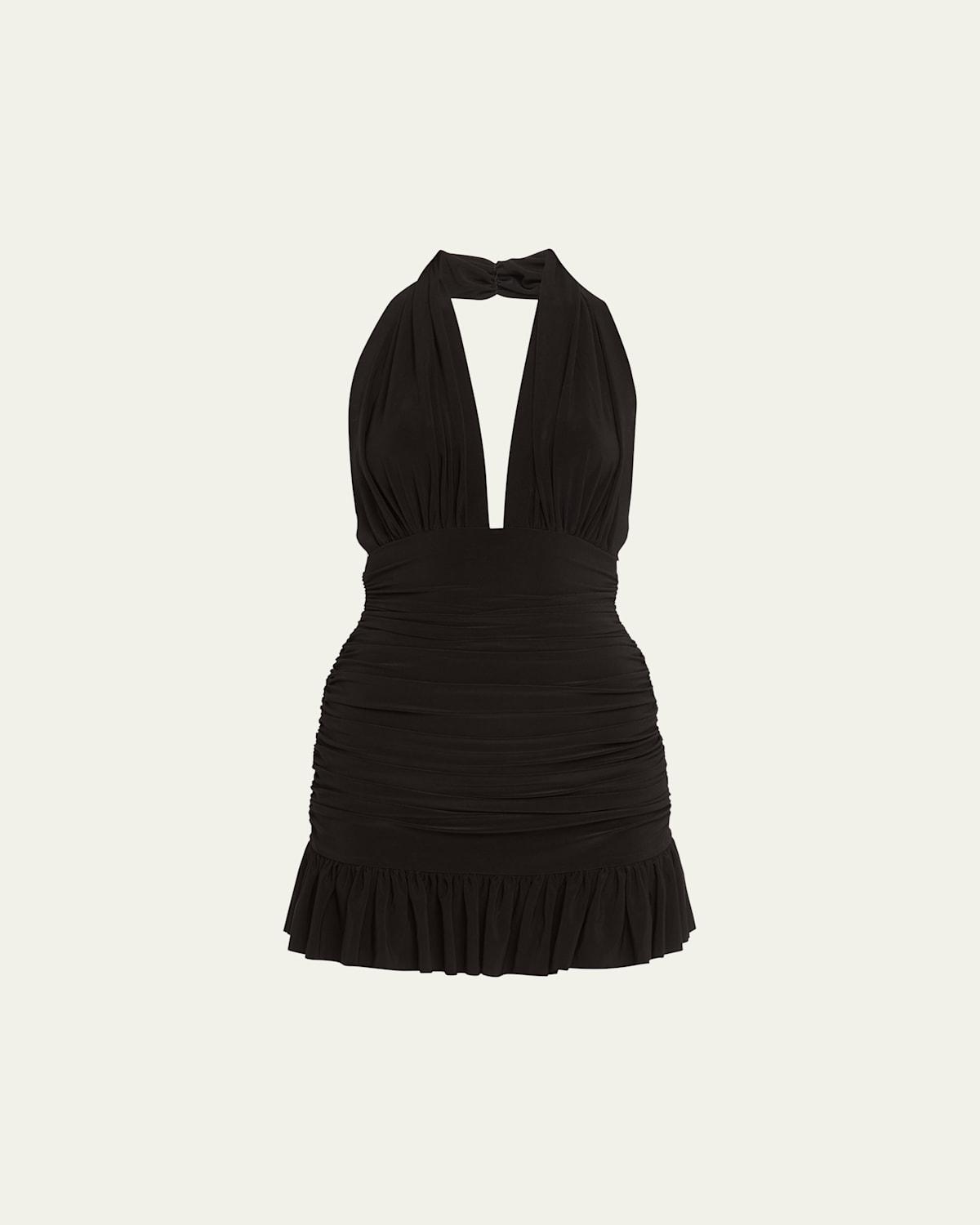 Ruffle Halter Mio One-Piece Swimdress Product Image