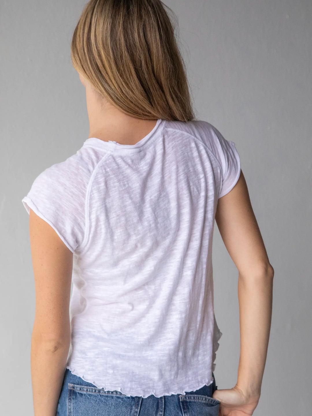 Lily Cotton Short Sleeve Tee Shirt Product Image