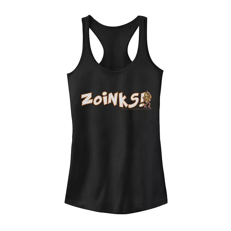 Disney's Mickey & Friends Minnie Mouse Text Portraits Juniors' Racerback Graphic Tank Top, Girl's, Size: Medium, Grey Product Image