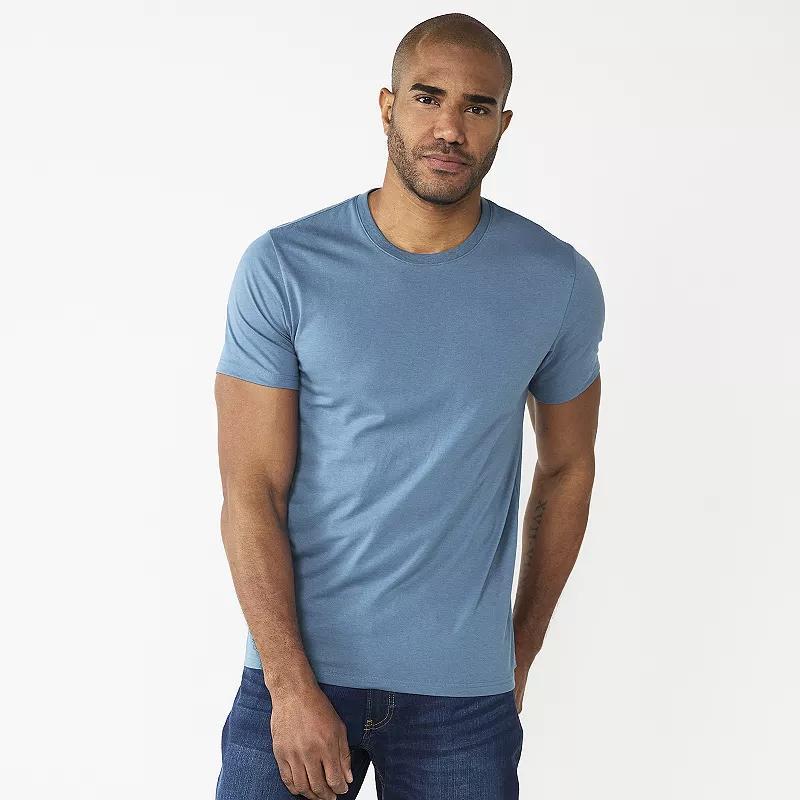 Men's Sonoma Goods For Life® Supersoft Crewneck Tee, Size: Large, Dark Product Image
