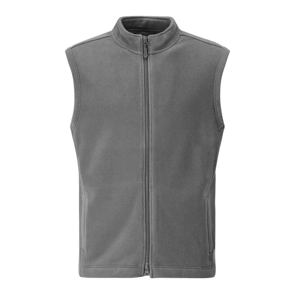 Men's Heat Holders Original Fleece Double Zipper Vest, Size: XXL, Gray Product Image