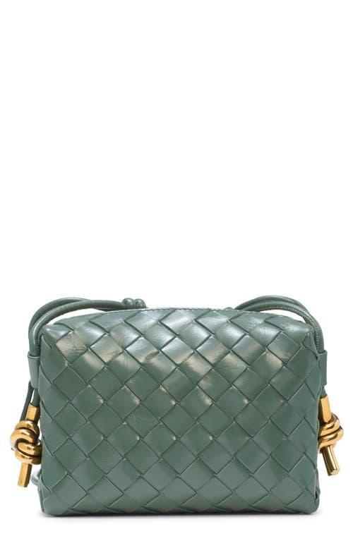 Womens Mini Loop Intrecciato Leather Camera Bag Product Image