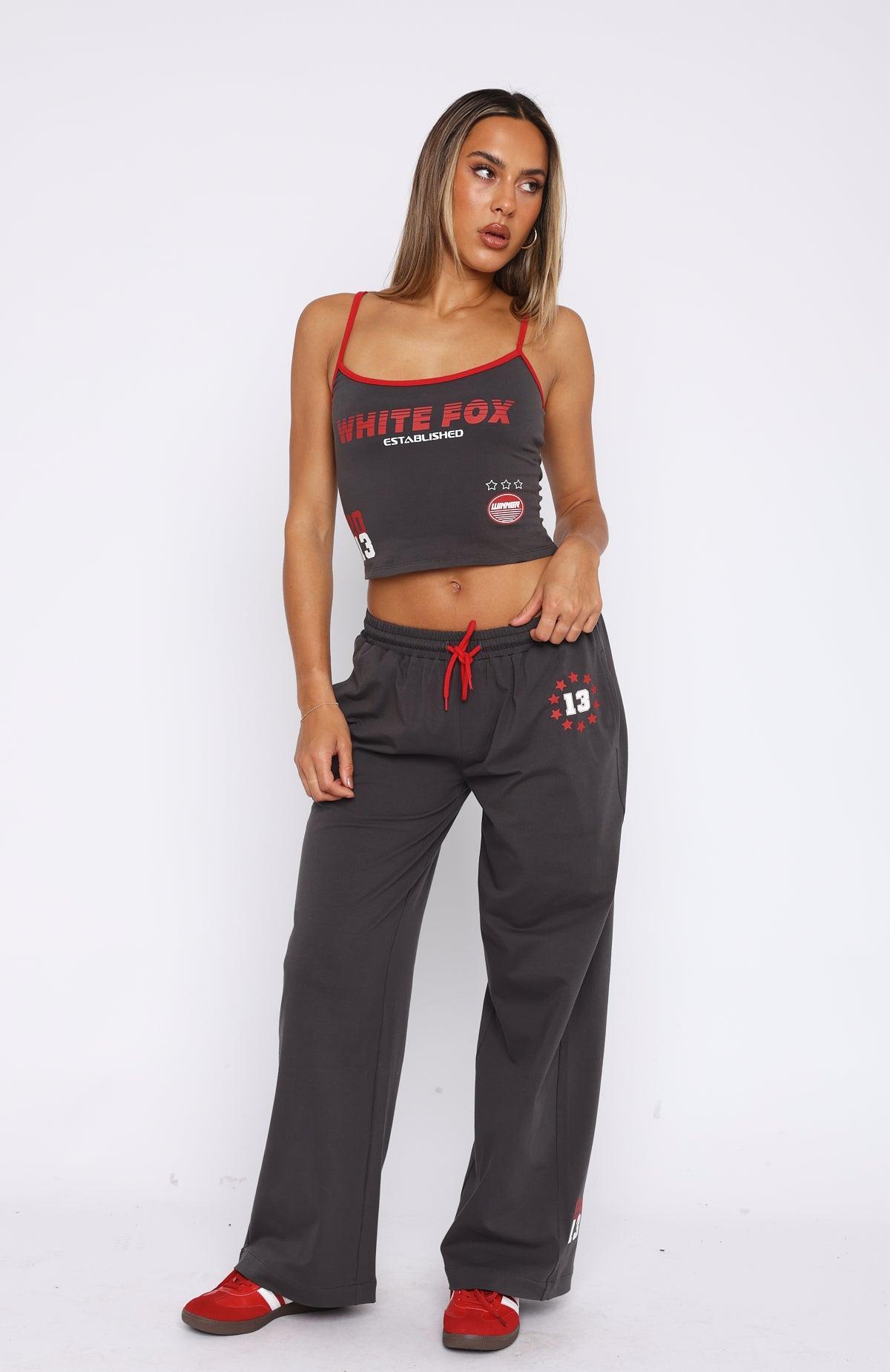Full Schedule Track Pants Charcoal Product Image