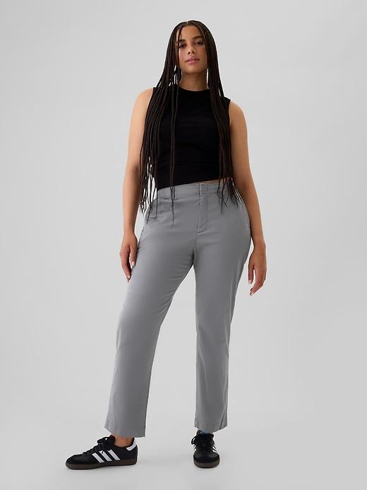 Mid Rise Downtown Khakis Product Image