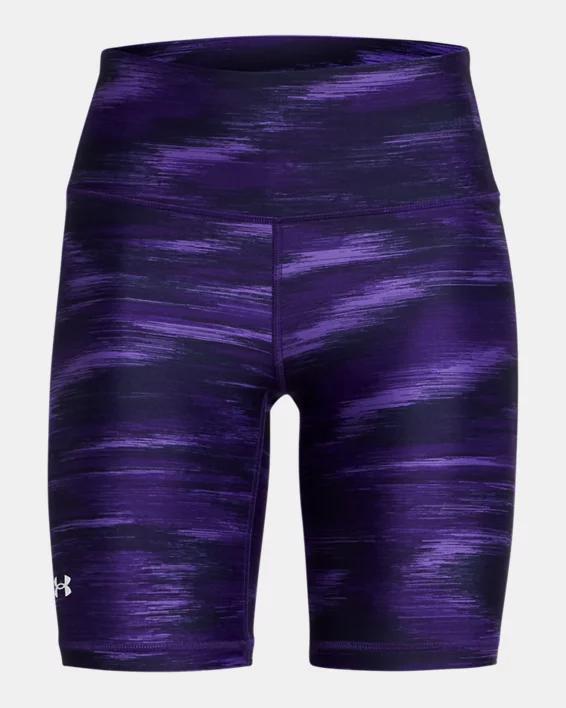 Women's Under Armour HeatGear® Armour 8-in. Bike Shorts, Size: Large, Purple Product Image