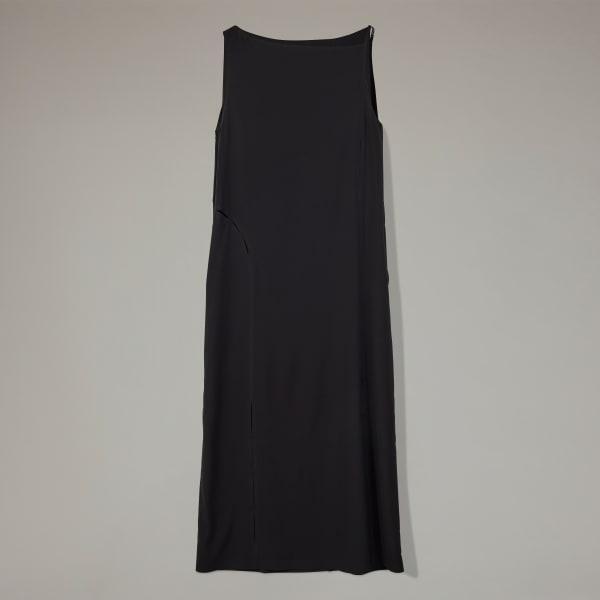 adidas Y-3 Slit Dress Black XS Womens Product Image