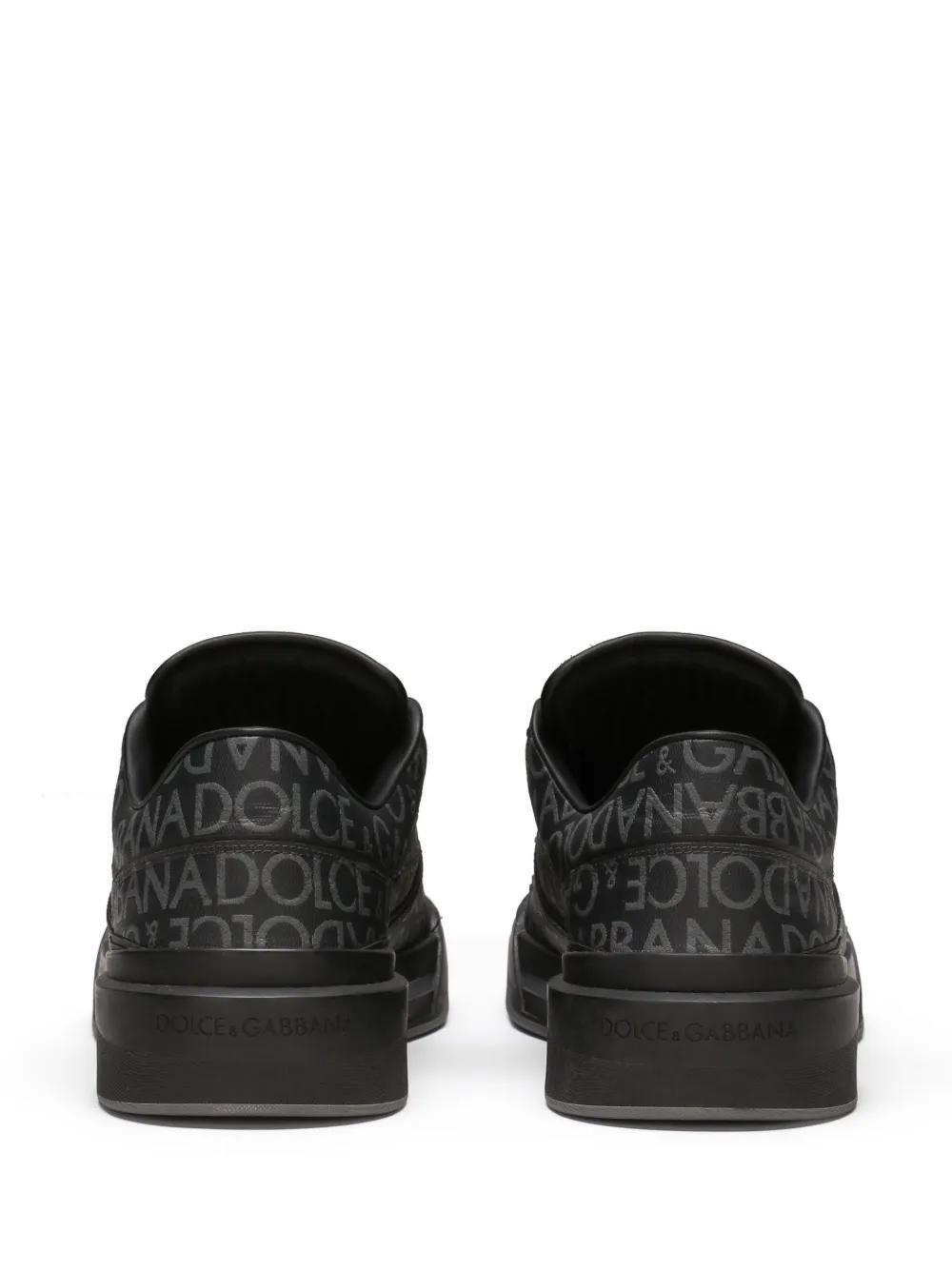 New Roma coated-jacquard sneakers Product Image