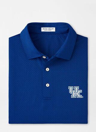 Peter Millar Mens Kentucky Tesseract Performance Jersey Polo | Color: Blue | Size: XXL | UK Product Image