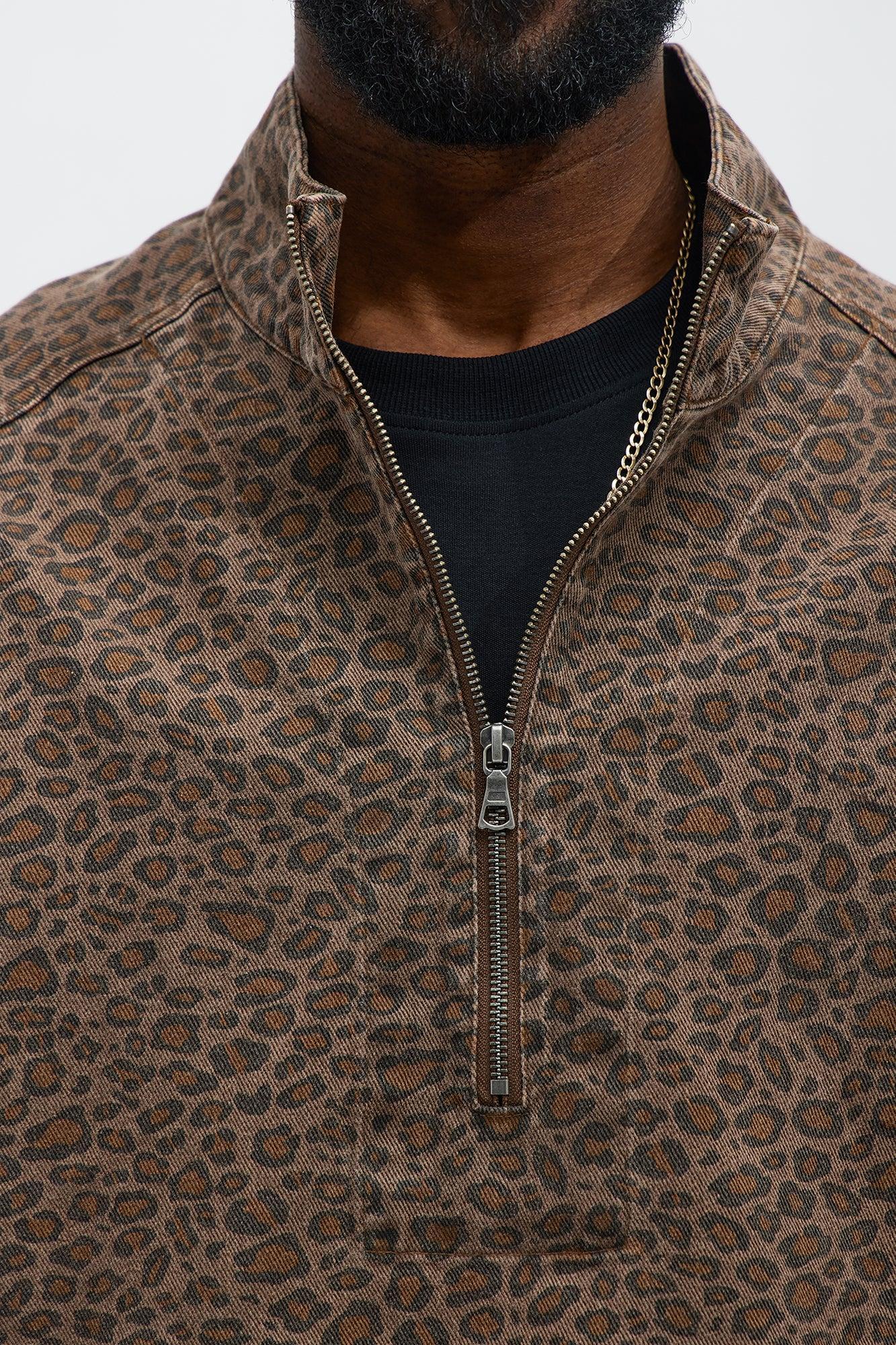 Wild Style Anorak Jacket - Brown Male Product Image