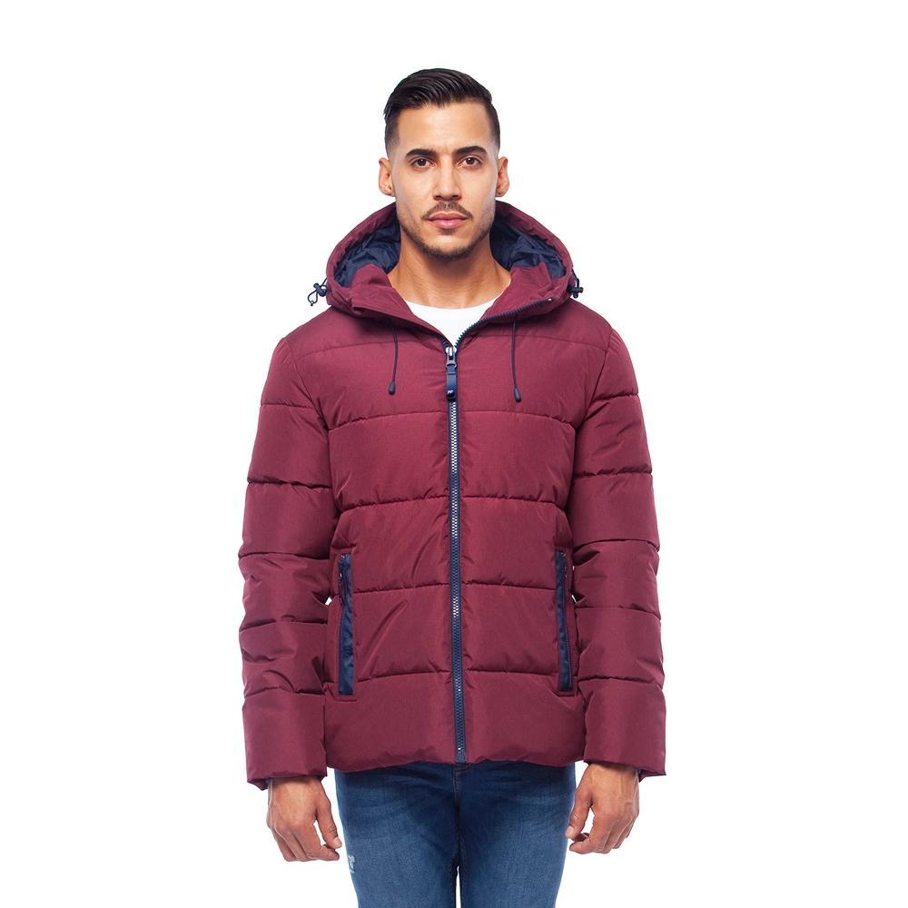 Men's Rokka&Rolla Thermal Heat Puffer Jacket, Size: Large, Blue Product Image