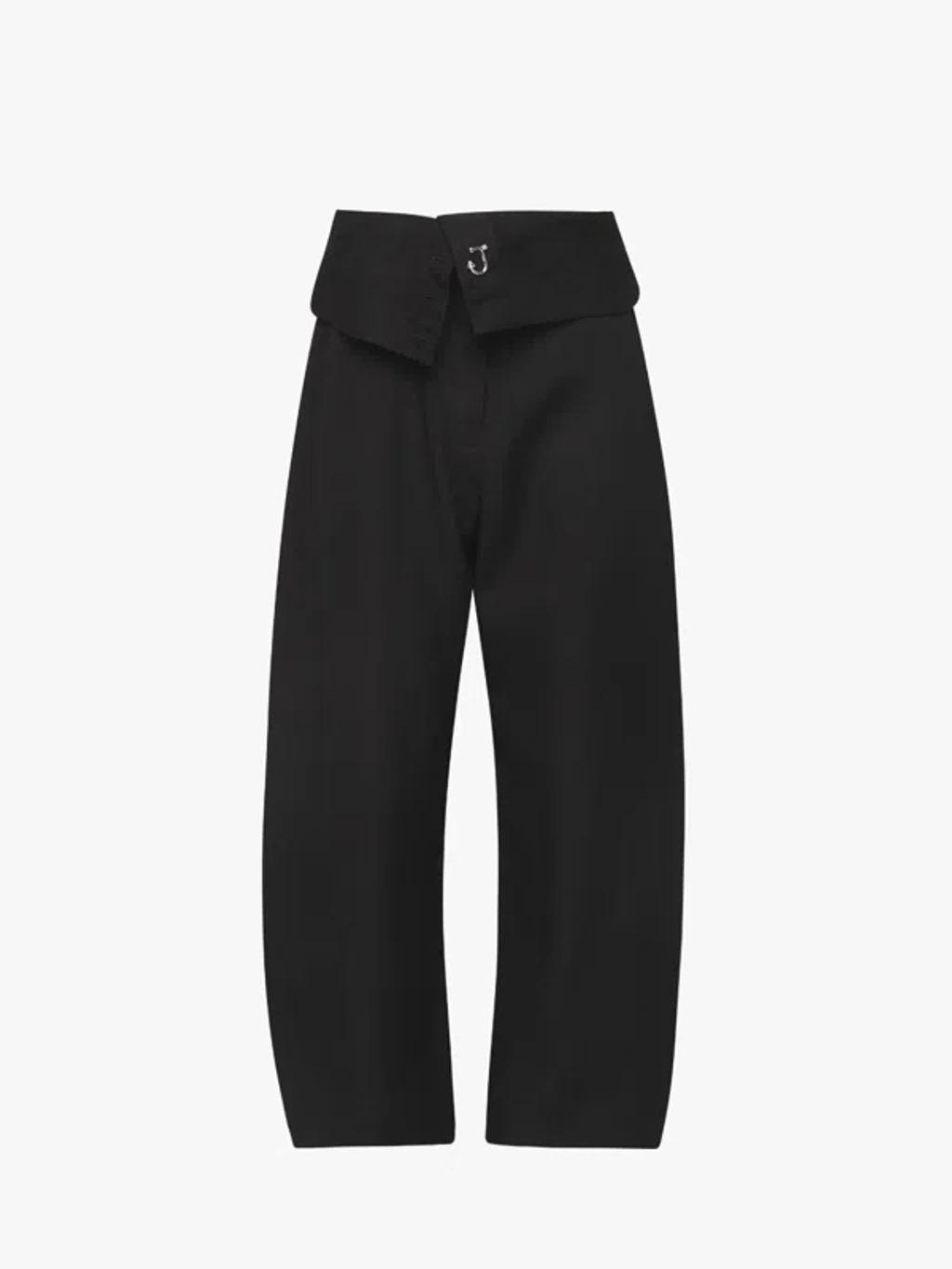 JW ANDERSON Fold-over Trousers In Black Product Image