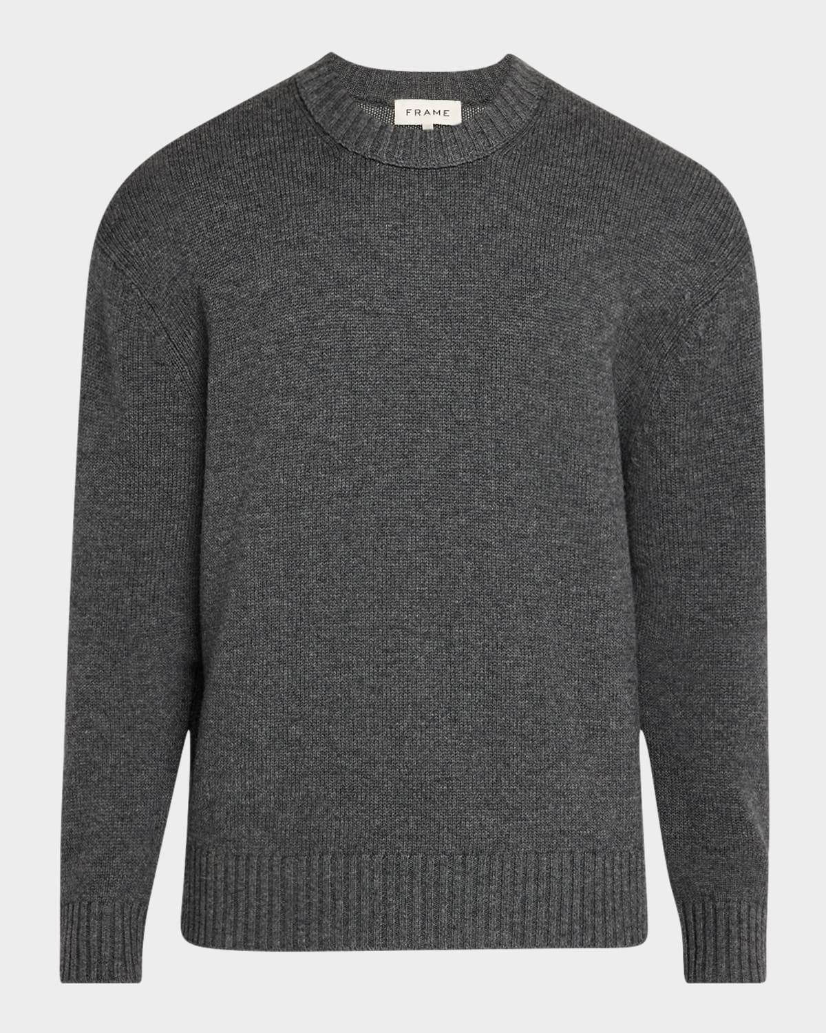 Mens Wool-Cashmere Crew Sweater Product Image