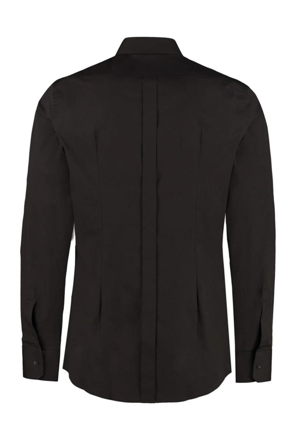 Dolce E Gabbana Mens Black Cotton Shirt Product Image