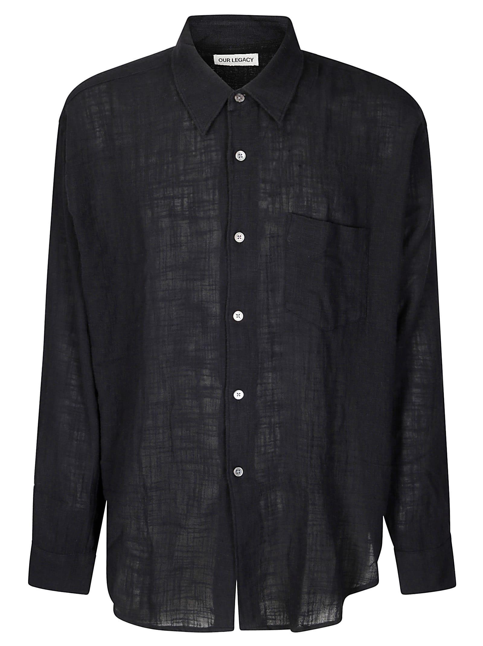 OUR LEGACY Coco Shirt In Washed Black Product Image
