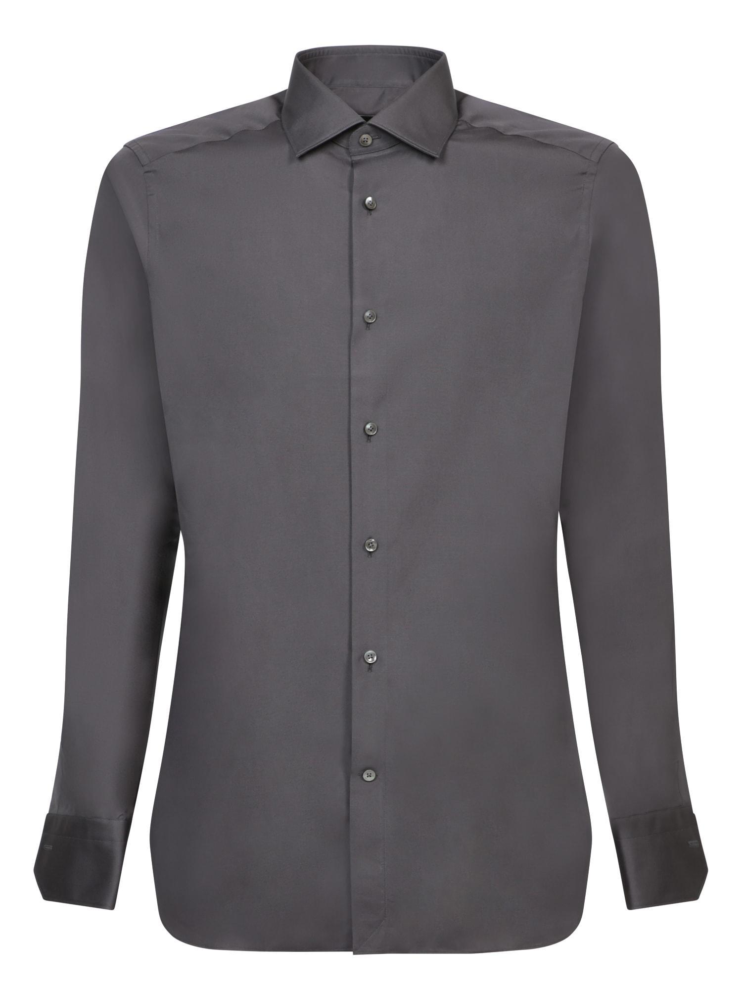 ZEGNA Shirts In Grey Product Image