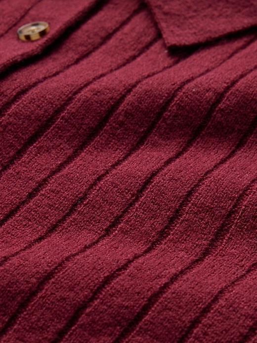 CashSoft Polo Sweater Mini Dress Product Image