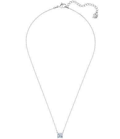Swarovski Attract Square Crystal Pendant Necklace in Silver Tone, 14.87-16.87 Product Image