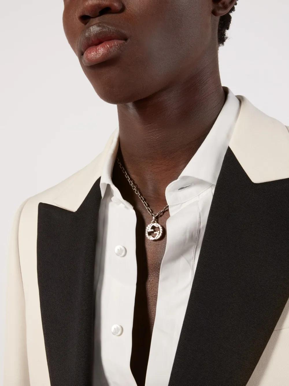 sterling silver Interlocking G necklace Product Image