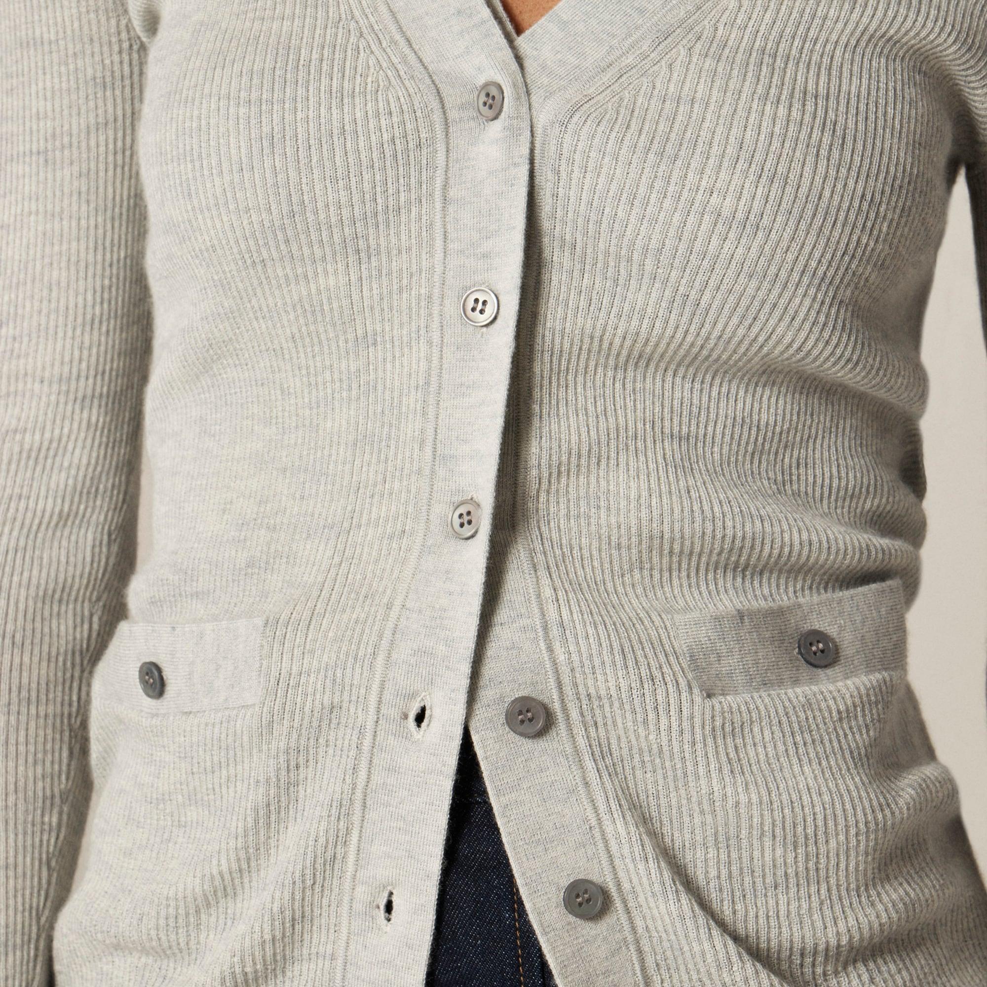 Cashmere-silk blend cardigan Product Image