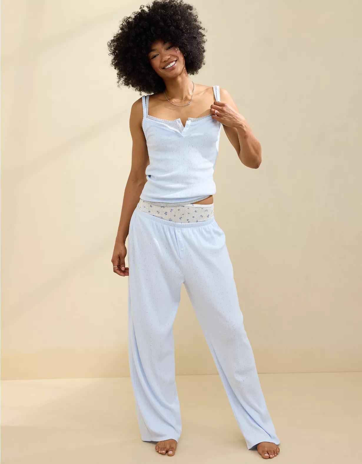 Aerie Off-Duty Pointelle Trouser PJ Product Image