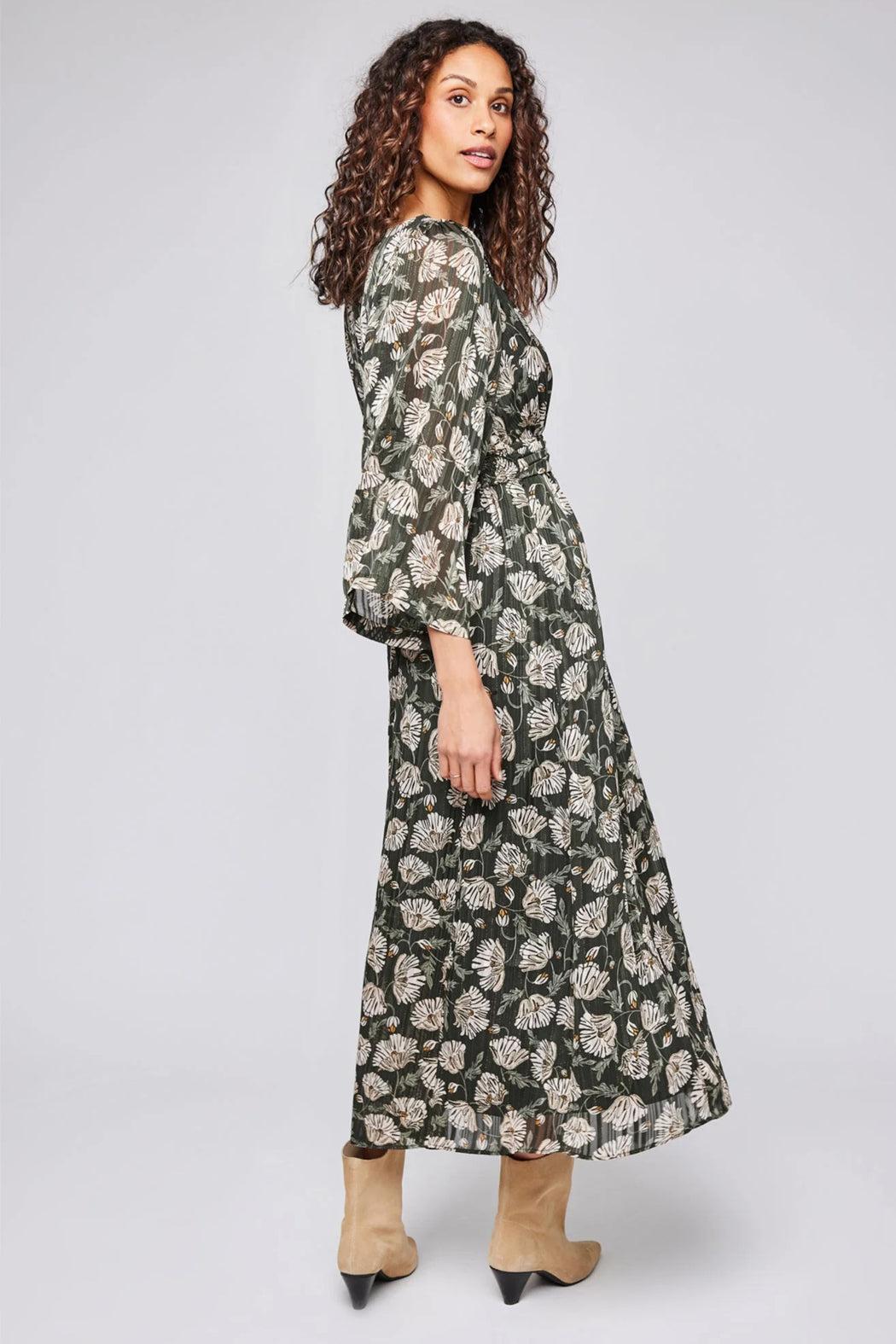 Fabienne  Floral Midi Dress Product Image