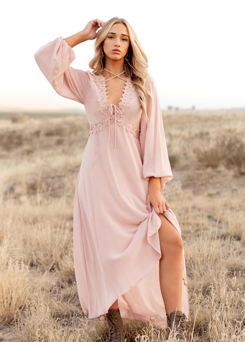Niobe Dress in Blush Female Product Image