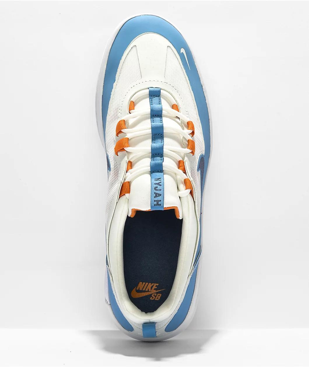 Nike SB Nyjah Free 2 Dutch Blue & Navy Sunset Skate Shoes Product Image