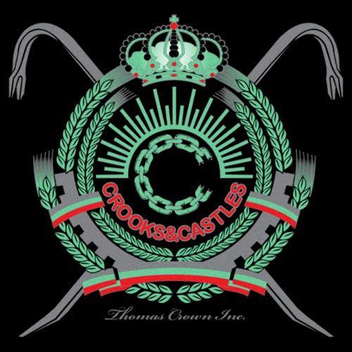 Men's Crooks And Castle Thomas Crown Inc, Graphic Tee, Size: XL, Black Product Image