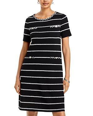 Misook Intarsia Knit Shift Dress Product Image