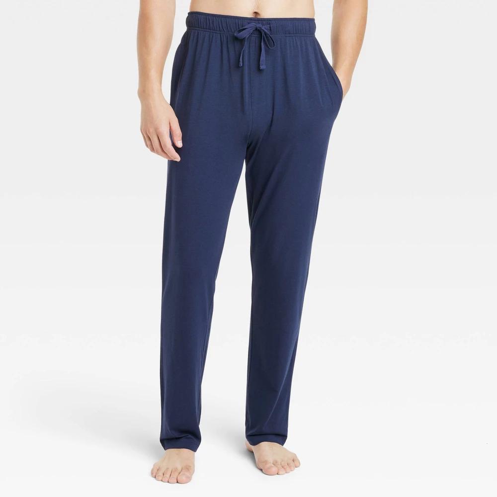 Men's Cotton Modal Knit Pajama Pants - Goodfellow & Co™ Black XL Product Image