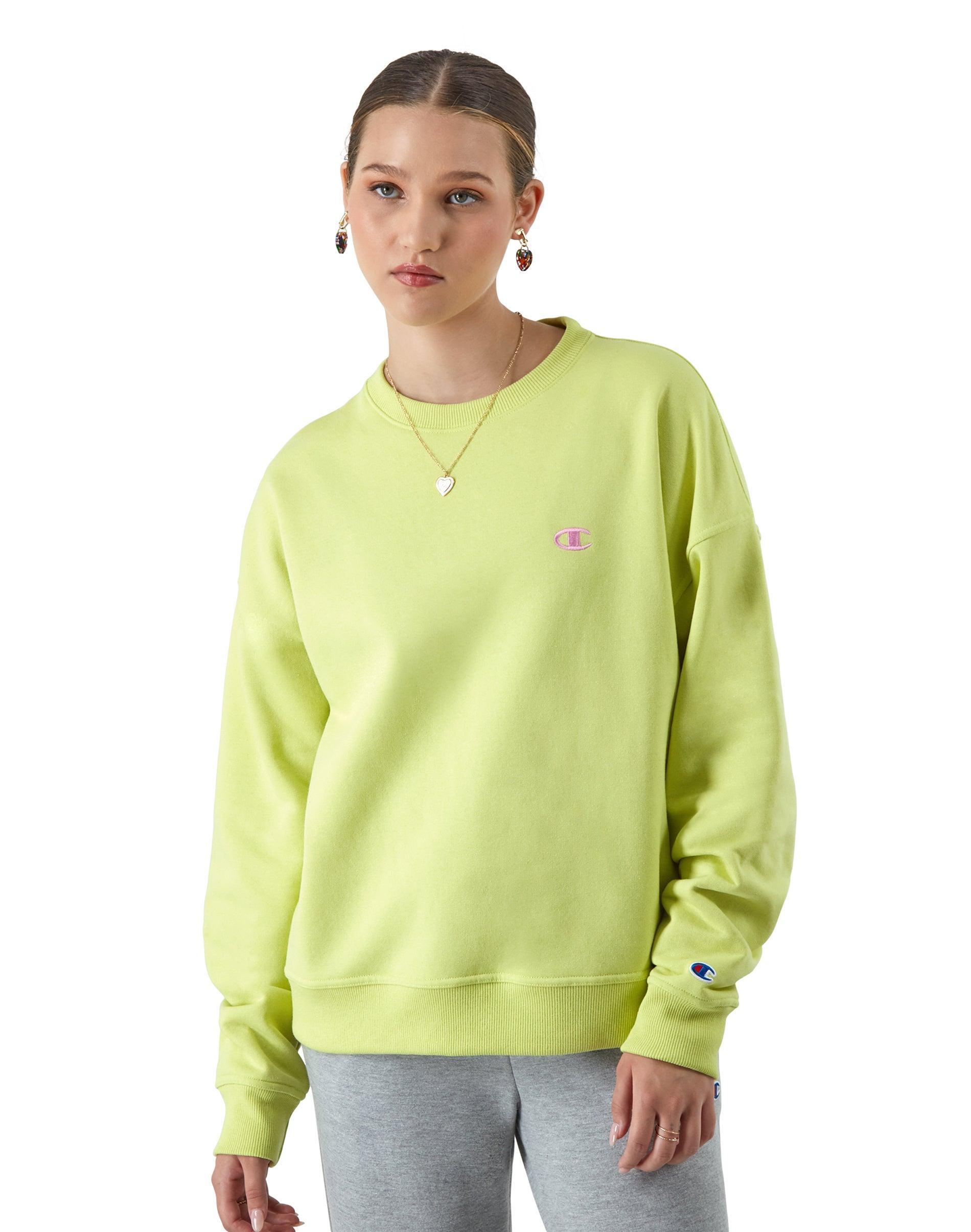 Champion Powerblend Crew (Lavish Lavender) Women's Sweatshirt Product Image