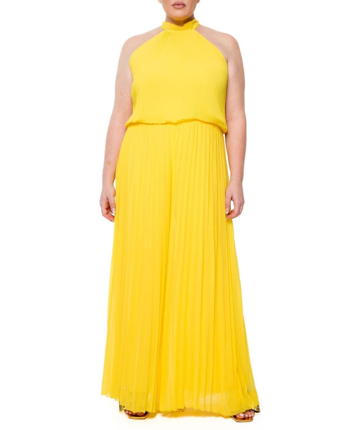 Womens Wild Orchid Pleat Jumpsuit Product Image