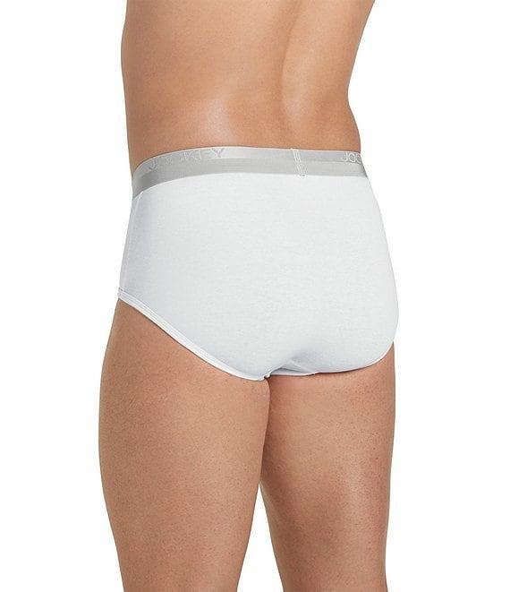 Jockey Signature Pima Cotton Full-Rise Briefs 4-Pack Product Image