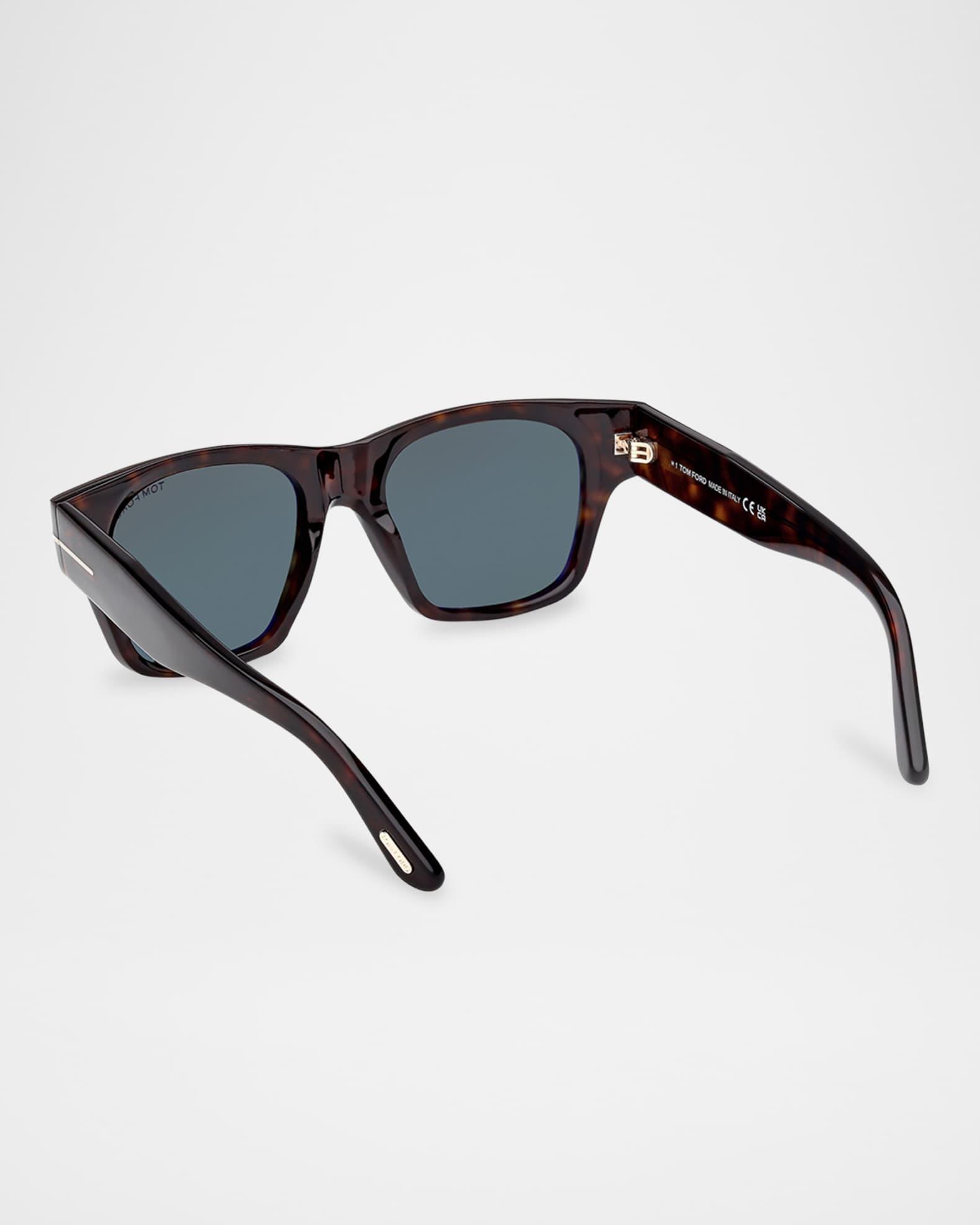 Men's Caine-02 Acetate Square Sunglasses Product Image