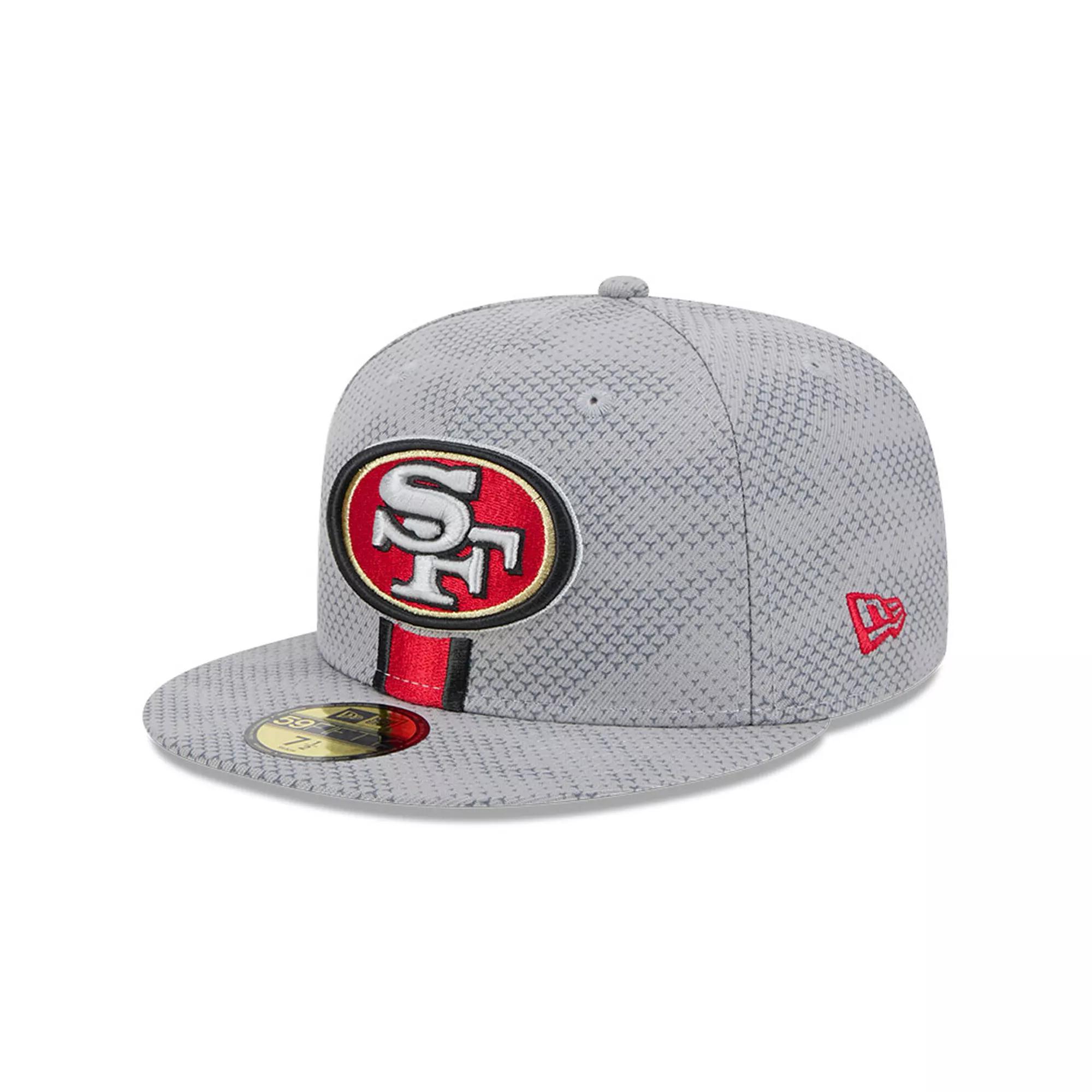 Men's New Era Gray San Francisco 49ers 2024 Sideline 59FIFTY Fitted Hat, Size: 7 1/8, Grey Product Image