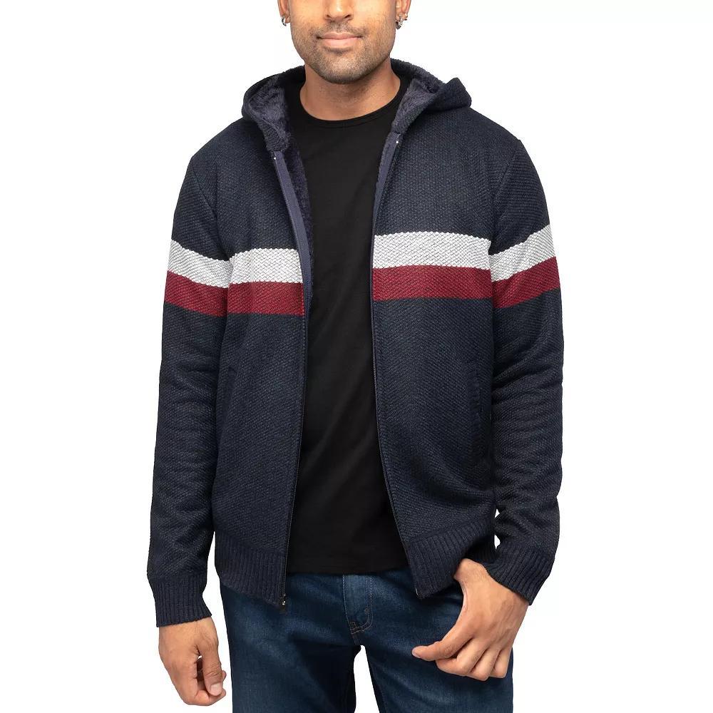 Men's Xray Full-Zip Hooded Sweater, Size: XL, Blue Product Image
