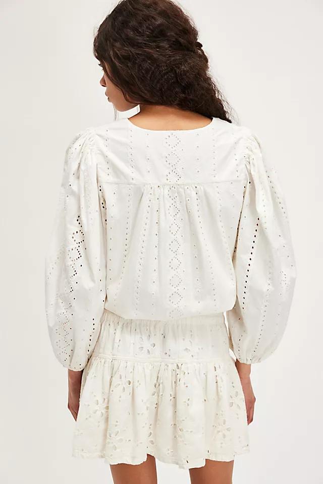 Roselle Eyelet Mini Skirt Product Image