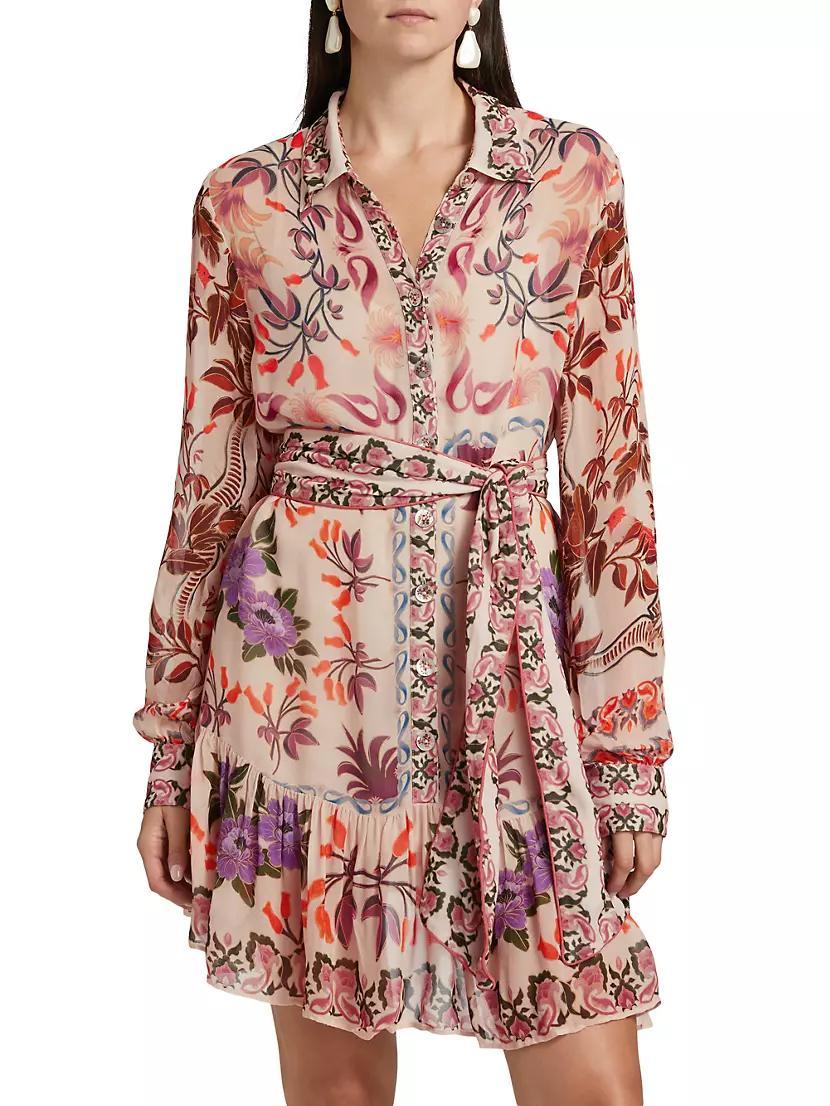Winter Garden Belted Minidress Product Image