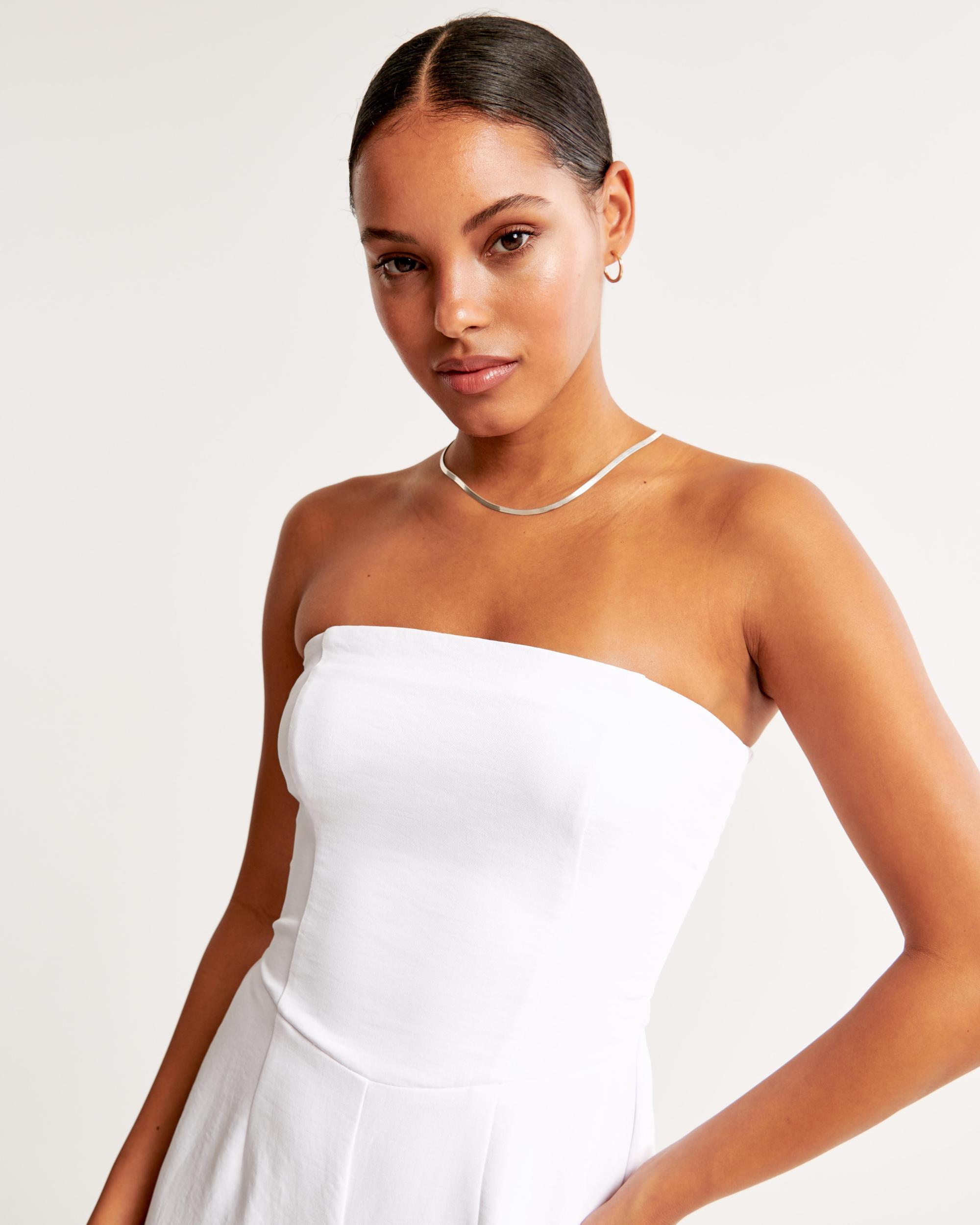 Strapless Premium Crepe Jumpsuit Product Image